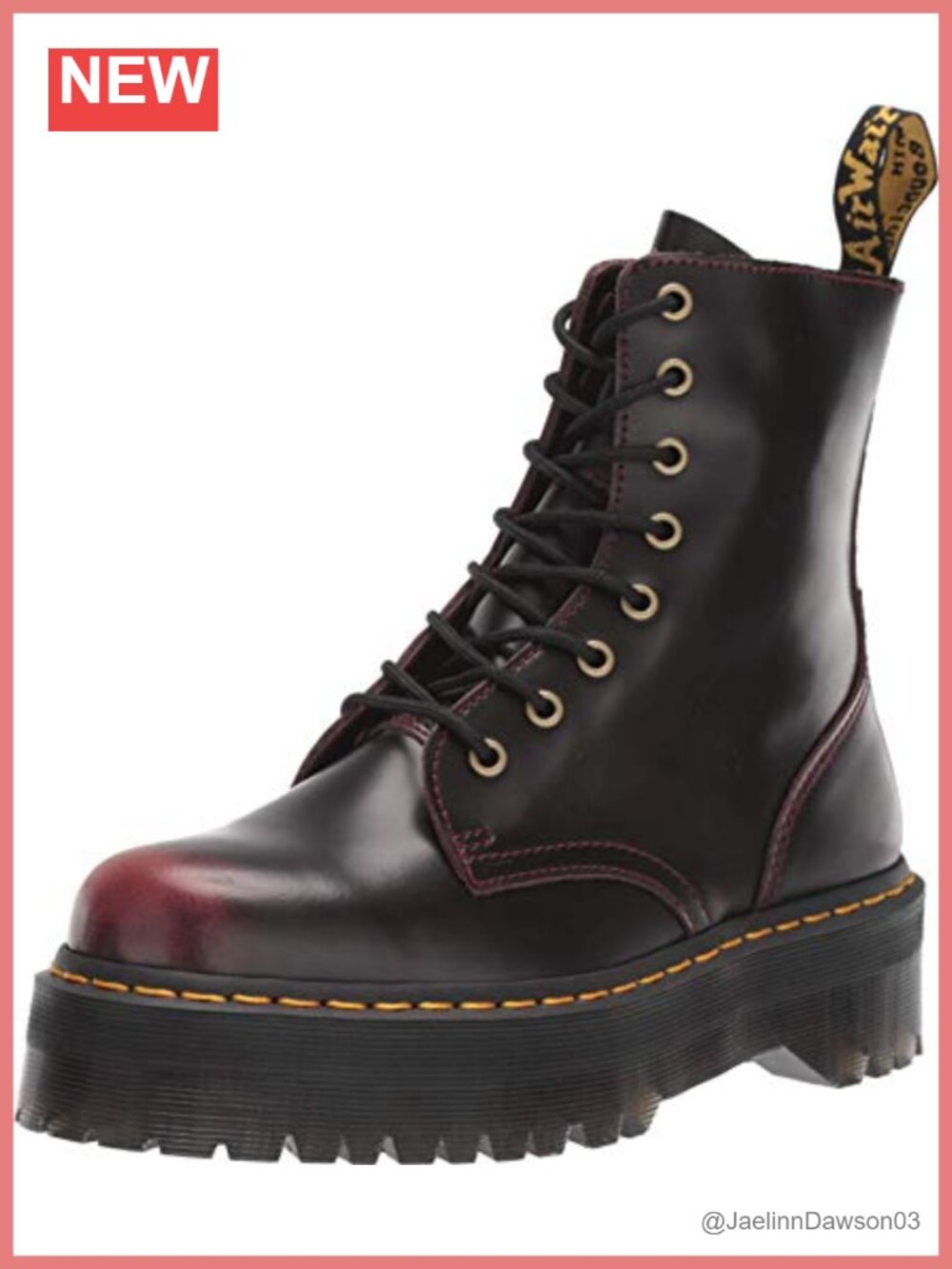 Platform Combat Chelsea Boots Leather Zip Ankle Bootie